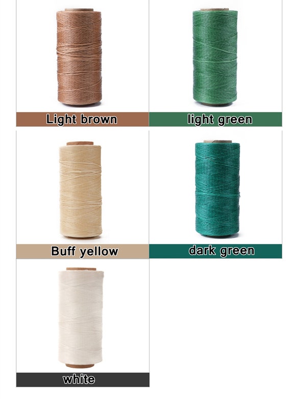 27 Colors 0.8mm Waxed Thread, Color Leather Thread, 284 Yards per Color Leather  Sewing Thread Hand Stitching Thread for Hand Sewing Leather 