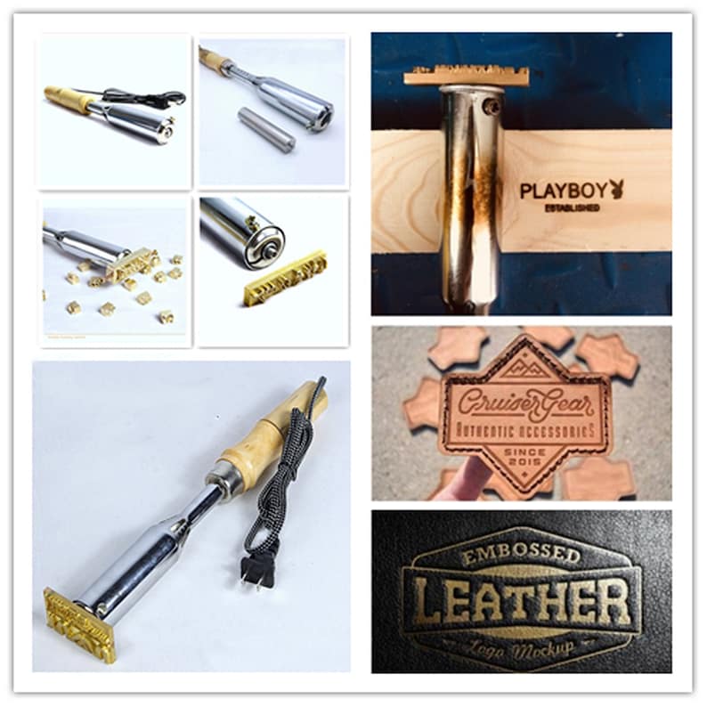 Leather Stamp Tool Heat Embosser for Woodwork Branding Iron Etsy