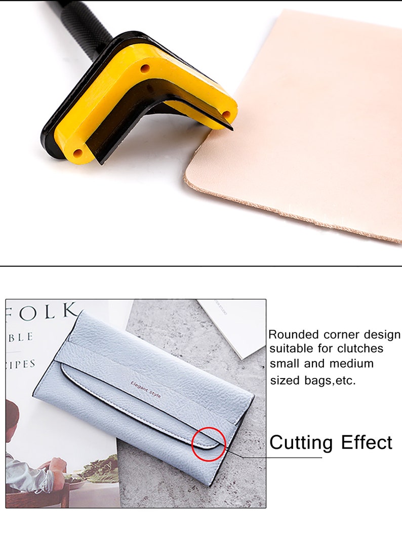Leather Corner Punch Leather Cutting Knife Punching Tools Etsy