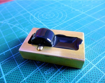 leder Craft - Leer Making Tool Olie roller - Schilderij afvegen - olie staaf rand Messing Rollers DIY handgemaakte gereedschappen