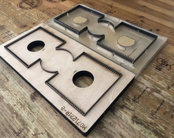 Leder bier - Drankje - Blikje Hoes Custom Die DIY-frisdrank Leer snijmal hout - Acryl Ambachtelijk frisdrankdoosje - blikhouderdoosje - blikjeskoeler