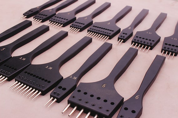 Emporte-pièce Creux 8mm – Poinçon Acier Carbone Pour Cuir, Ceintures, Etc. (Neuf)