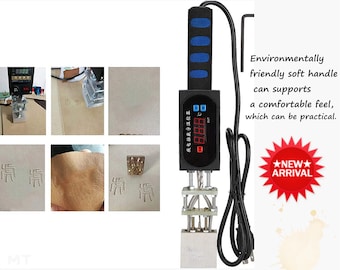 110v 220v Portable Hot Foil Stamping Machine Hand‑Held Embossing Leather Wood Paper cake Pressing Hand Held Branding Iron Heating Machine