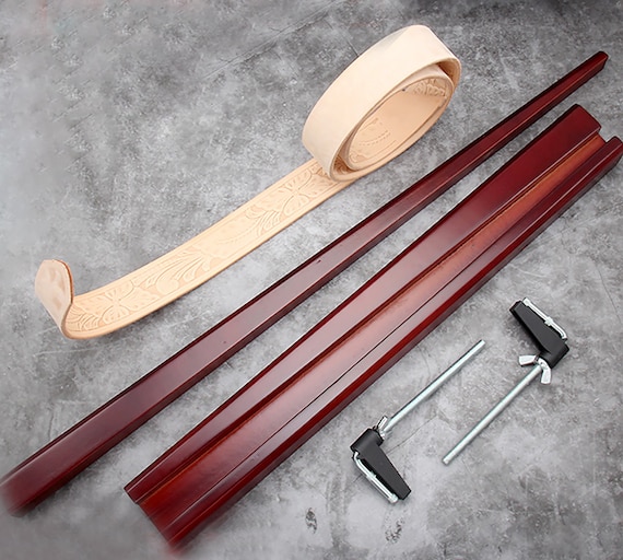 Leather Belt Edge Painting Jig wooden tool for handmade Etsy