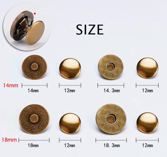 Magnetic Buttons 12mm 18/Pkg