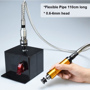 Power Electric ROTARY TOOL Full Kit -  Grinding, Polishing - Leathercraft, Drum Sanding Sand Paper Bands Fit Rotary Tool Mini Drills