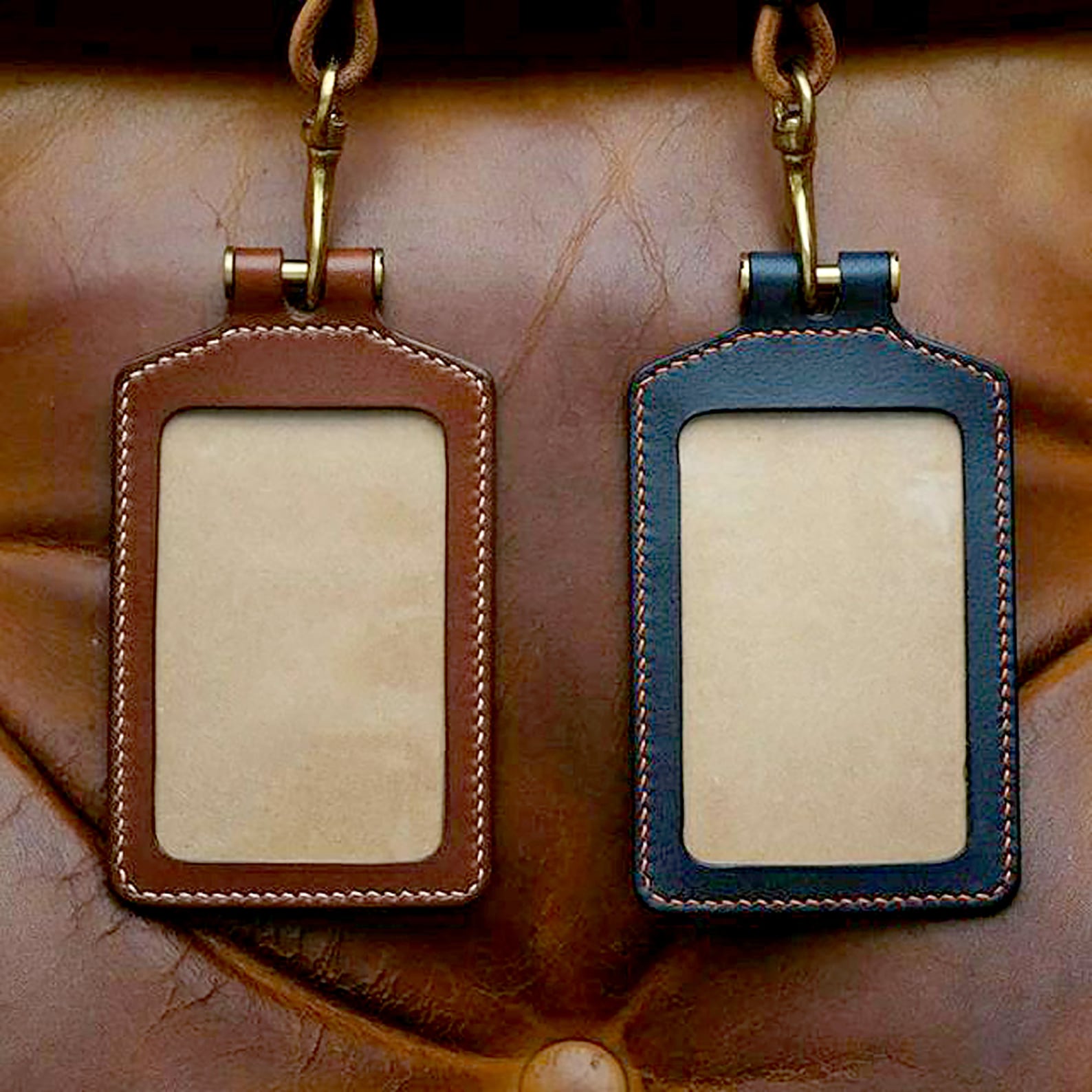 Name ID Card Badge Holder Custom Leather Cutting Die Punching Etsy