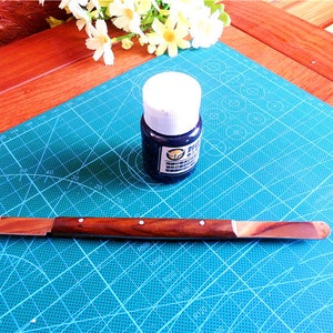 leather Craft - oil sticks side oil pen wiping the oil rod edge of the leather repair tool for leather work
