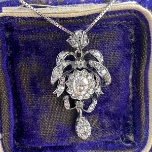 1Carat Antique Georgian Diamond Pendant