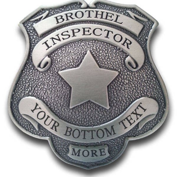 Inspector Badge Etsy