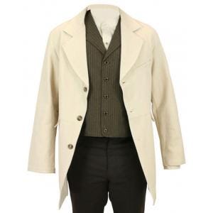Old West Light Weight FROCK COAT, Cotton & Linen Blend. Free