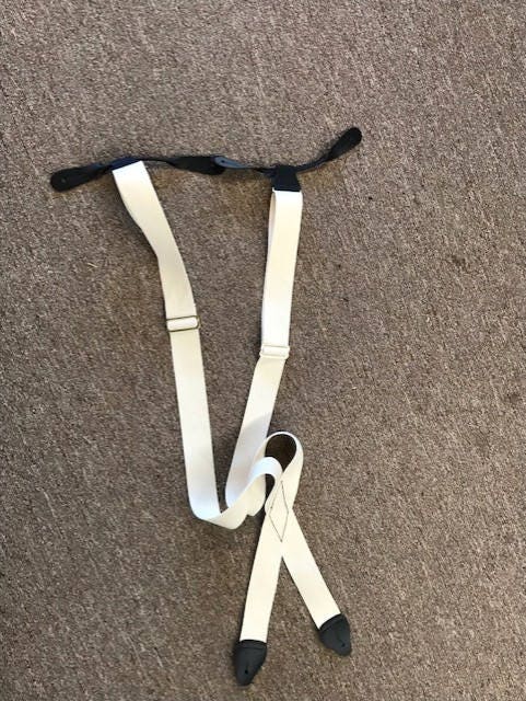 Old West, VICTORIAN Style Suspenders - Canvas Webbing. - Etsy