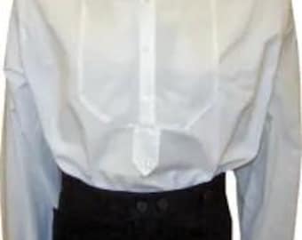 VICTORIAN/ OLD WEST Styled Gentlemans dress Shirt, Free Shipping.