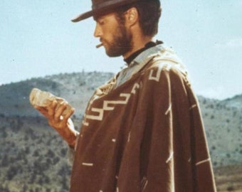 Good, Bad and The Ugly/ Man with No Name:  Replica Poncho. CLINT EASTWOOD Free US Shipping