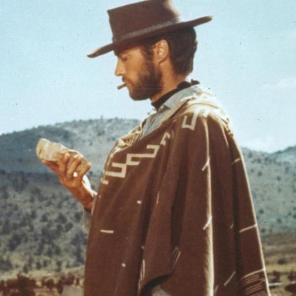 Good, Bad and The Ugly/ Man with No Name:  Replica Poncho. CLINT EASTWOOD Free US Shipping