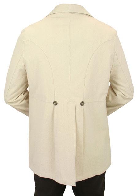 Old West Light Weight FROCK COAT, Cotton & Linen Blend. Free