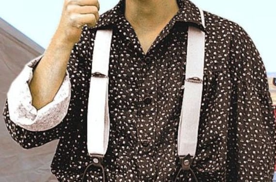 Old West, VICTORIAN Style Suspenders - Canvas Webbing. - Etsy