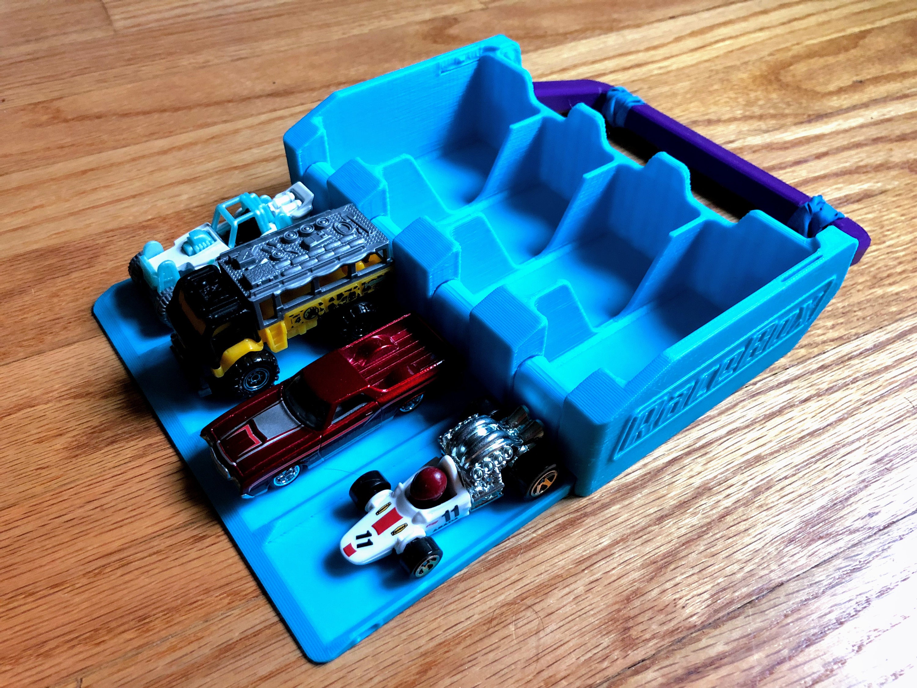 Customized Racebox Toy Car Carrying Case Ramp and Racetrack - Etsy