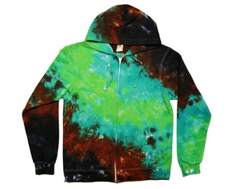 Der Gartenbau-Reset-Tie-Dye-Reißverschluss-Hoodie