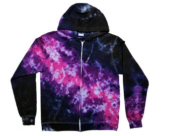 Der Supernova Tie Dye Zipper Hoodie