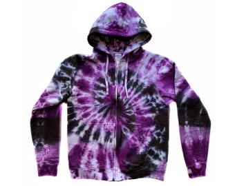 The Nebula Tie Dye Zipper Hoodie