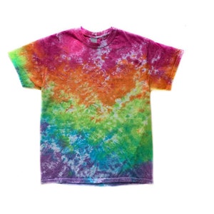 Koszulka z nadrukiem tie-dye „Jednorożec” (krótki i długi rękaw)