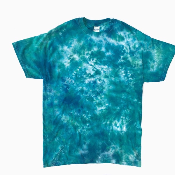 Koszulka z nadrukiem tie-dye z motywem Karaibów (krótki i długi rękaw)