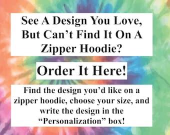 Get What You&#39;re Looking For Tie Dye Zipper Hoodie