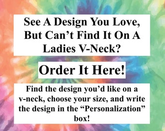 Get What You're Looking For Tie Dye Short Sleeve Ladies V-Neck