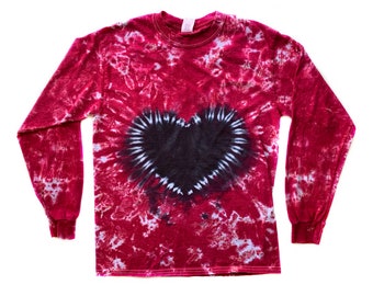 Koszula z długim rękawem w stylu tie-dye The Heartthrob