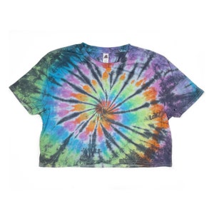 The Psychedelic Relic  Tie Dye Crop Top