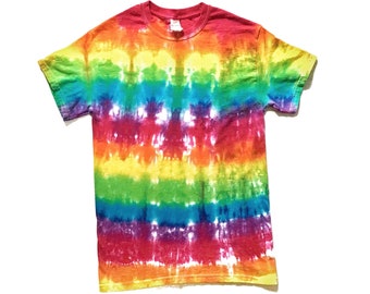 The Double Rainbow Tie Dye T Shirt (Short Sleeve & Long Sleeve)