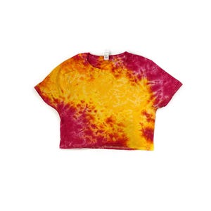 The Stop, Drop, & Roll Tie Dye Crop Top