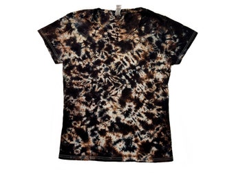 The Chocolate Chip Cookie Damen V-Ausschnitt Tie Dye Kurzarm