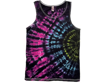 The Radio Static Unisex Tie Dye Tank Top