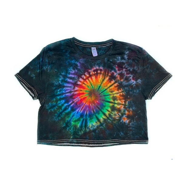 The Black Hole Tie Dye Crop Top