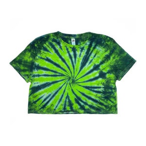 The Four Leaf Clover Tie Dye Crop Top