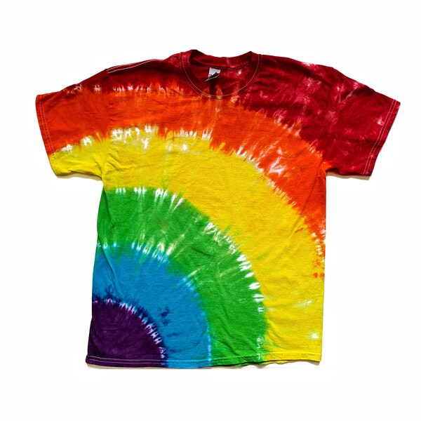 over the rainbow tie dye