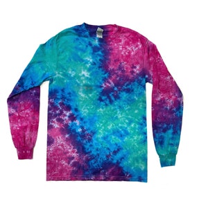 The Acid Axolotl Long Sleeve Tie Dye T Shirt