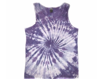 The Lavender Love Unisex Tie Dye Tank Top