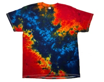 The Midnight Bonfire Tie Dye T Shirt (Short Sleeve & Long Sleeve)