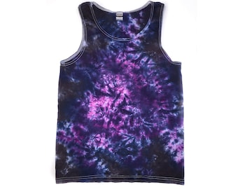 The Deep Space Unisex Tie Dye Tank Top