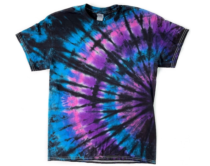 crinkle tie dye shirt