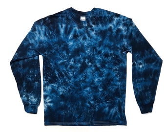 The Summertime Blues Tie Dye Long Sleeve T Shirt