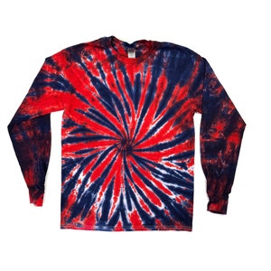 The Hot Shot Long Sleeve Tie Dye T Shirt