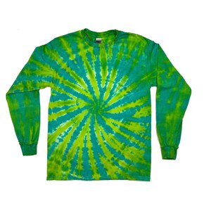 The Slime Machine Long Sleeve Tie Dye T Shirt