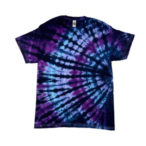 Koszulka z nadrukiem Tie Dye z motywem witrażu (krótki i długi rękaw)