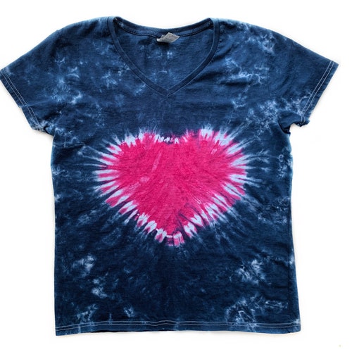 The Conversation Starter Ladies Vneck Tie Dye Short Sleeve Etsy