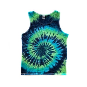 The Sea Foam Unisex Tie Dye Tank Top