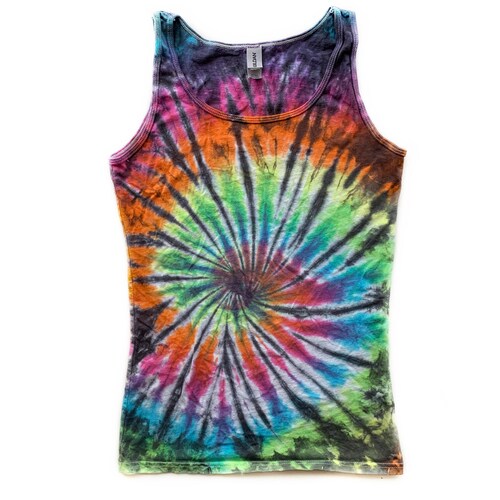 The Psychedelic Relic Tie Dye Ladies Tank Top - Etsy